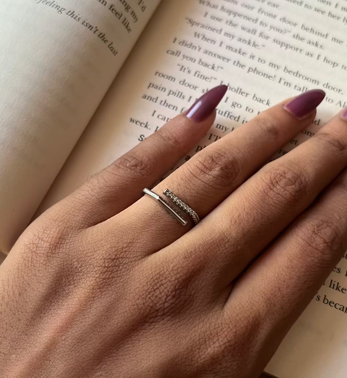 Pink promise ring