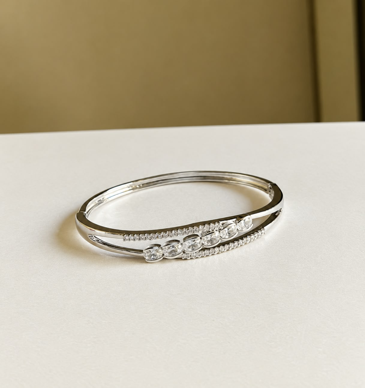 Silver bangle