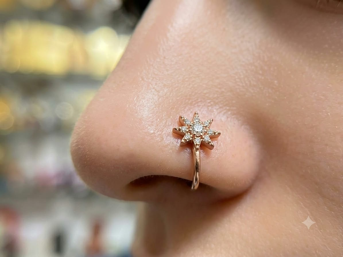 Nosepin-2 ( rose gold)